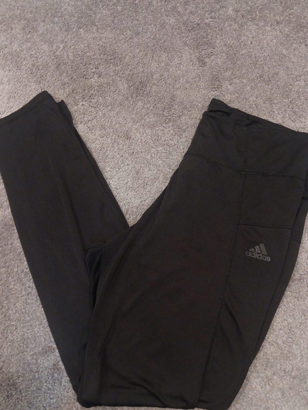 Adidas Women's Black High-Waist Leggings